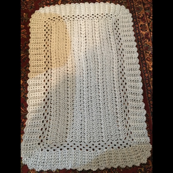 Crochet Baby Afghan. Handmade with Love!!! 💕💕💕 - Picture 4 of 5